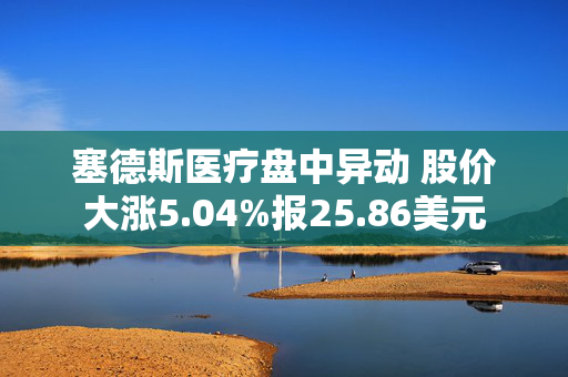 塞德斯医疗盘中异动 股价大涨5.04%报25.86美元