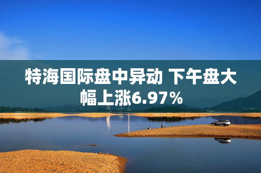 特海国际盘中异动 下午盘大幅上涨6.97%