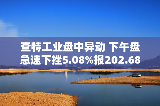 查特工业盘中异动 下午盘急速下挫5.08%报202.68美元